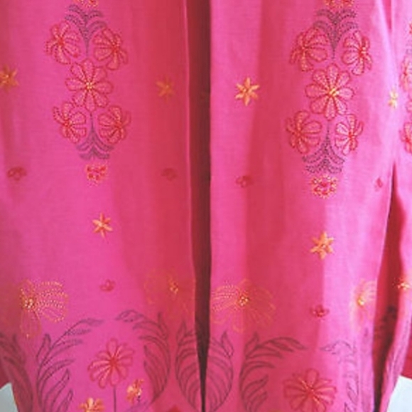 NWOT Alexandra Bartlett Embroidered Sundress - Picture 4 of 5